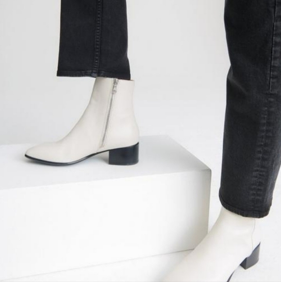 Rag & Bone Aslen Mid Boot Antique White Sz EU 39 US 8.5 & 9 $475 NIB - Picture 9 of 13